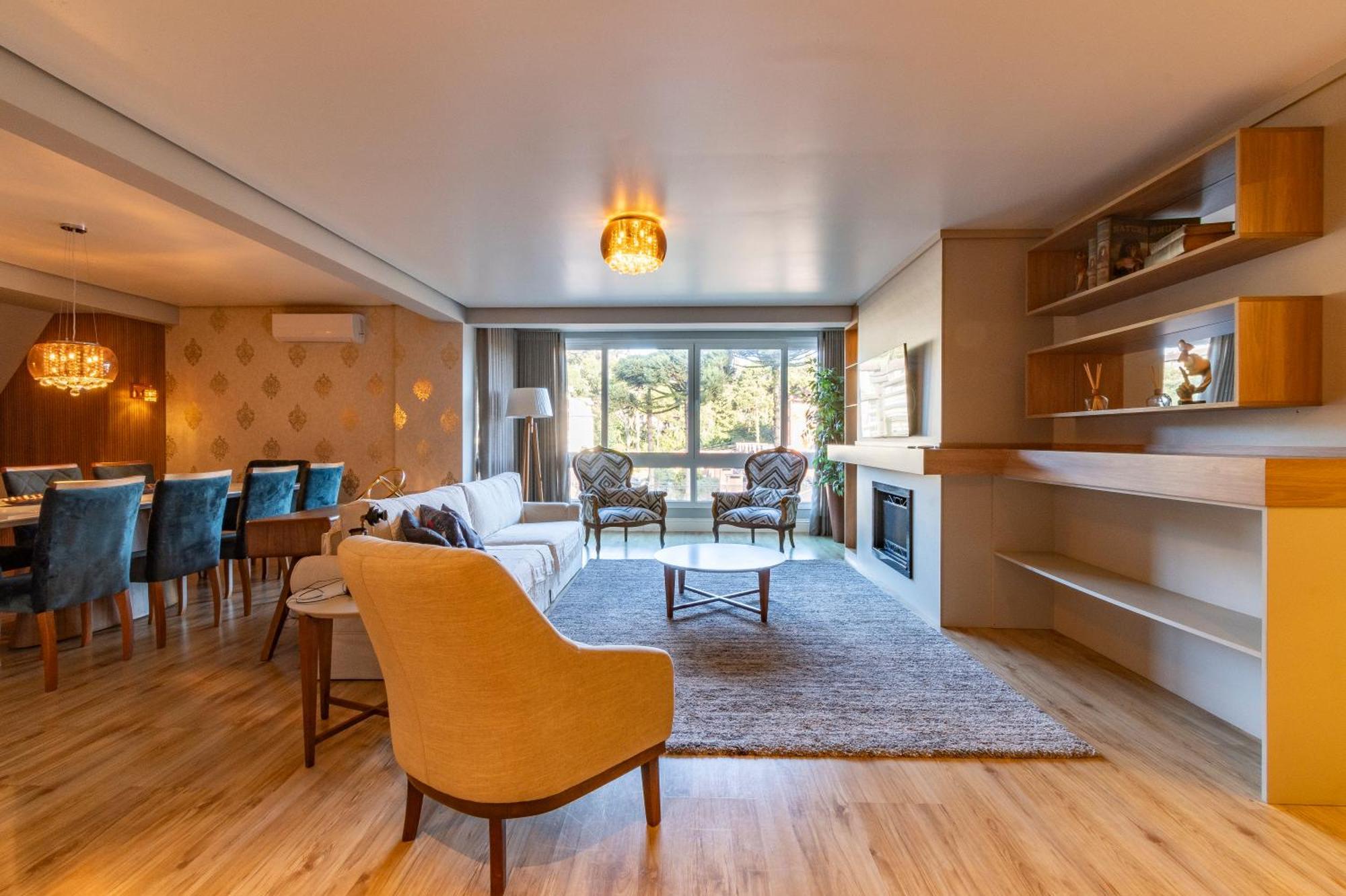 A Apenas 300 Mts Da Rua Coberta, No Exclusivo Via Florida Apartment Gramado Exterior photo
