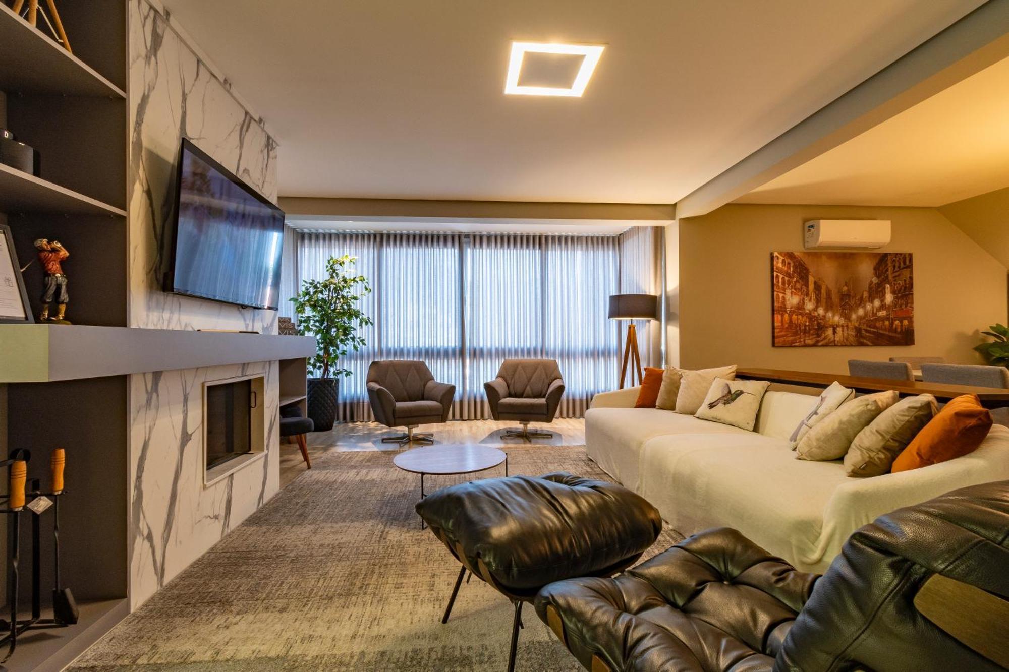 A Apenas 300 Mts Da Rua Coberta, No Exclusivo Via Florida Apartment Gramado Exterior photo